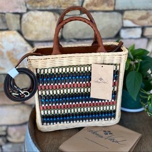🆕🎈SALE Patricia Nash Zambra Tote Spring Wicker